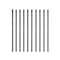 Nuvo Iron 32 in LONG x 3/4 in DIAMETER BLACK ROUND TUBING GALVANIZED STEEL BALUSTERS, 10PK RDPS32 - alternate 1